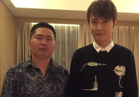 广州永信贵宾会与明星合影