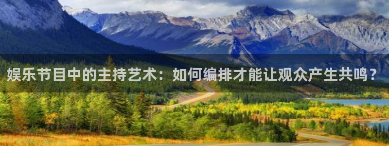 永信贵宾会大厅：娱乐节目中的主持艺术：如何编排才能让观众产生共鸣？